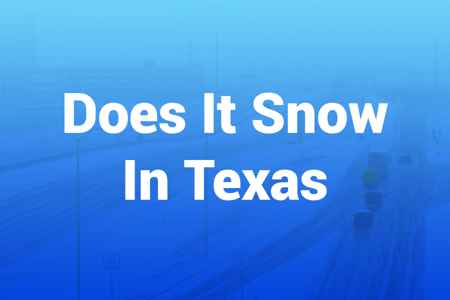does it snow in texas