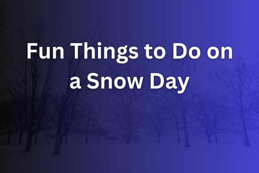 fun things to do on a snow day